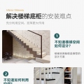 楼梯下别浪费！重型抽拉滑轨，杂物一键收纳